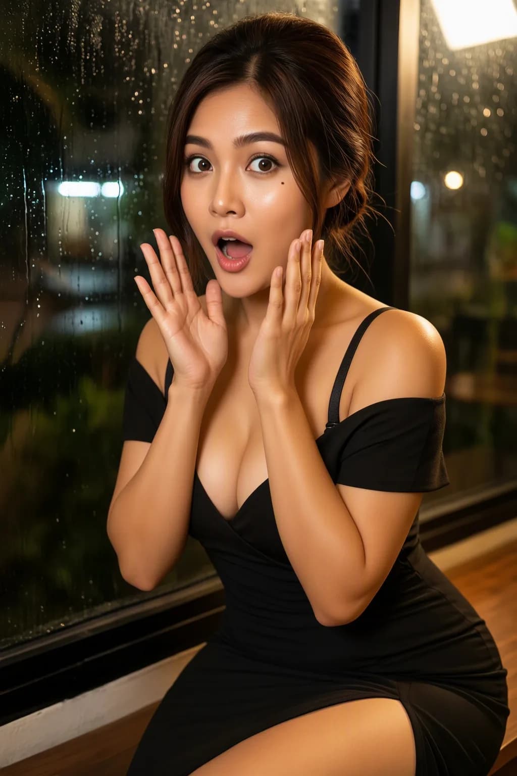 เกวลิน ตกใจ